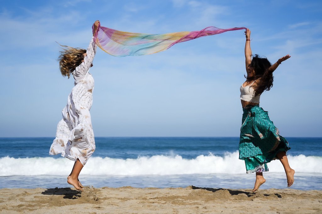 Jared Flores facilitates Mexica-inspired ecstatic dance on the beach, using movement as a powerful tool for emotional release, healing, and holistic wellness in Sayulita.