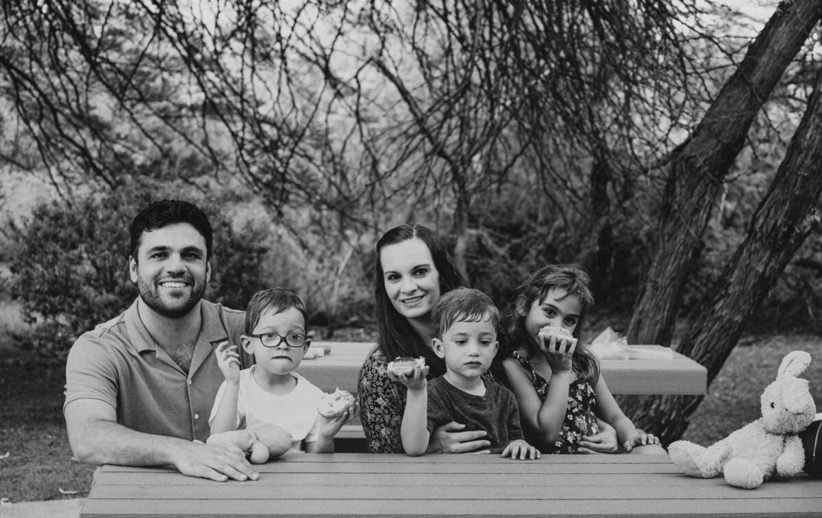 Black and White Family Photography