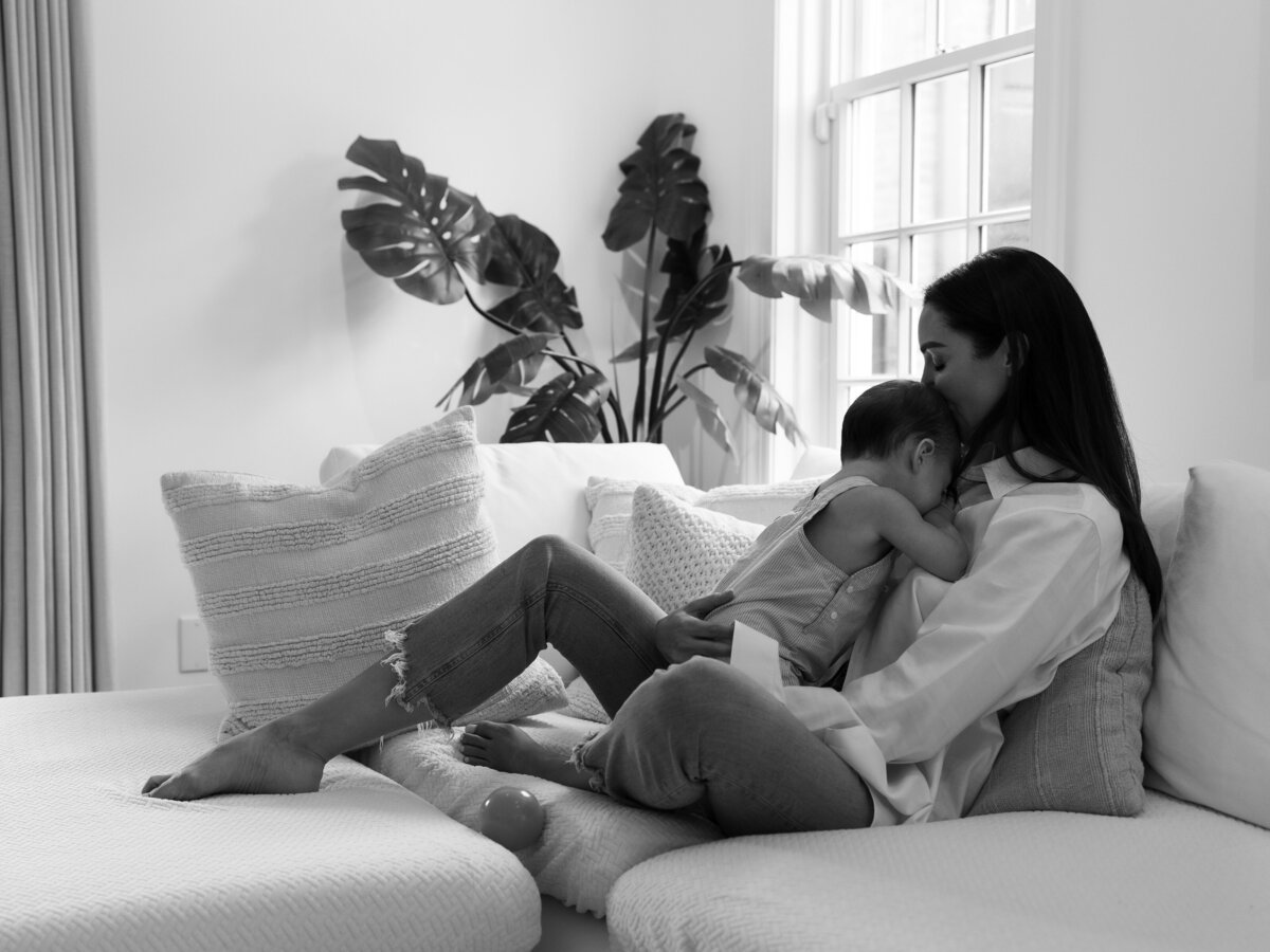 mother and son
