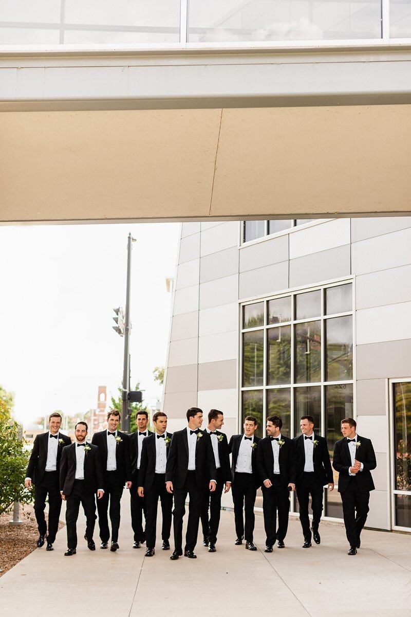 Classic Wedding at City Church of Evansville with Reception at ECC130