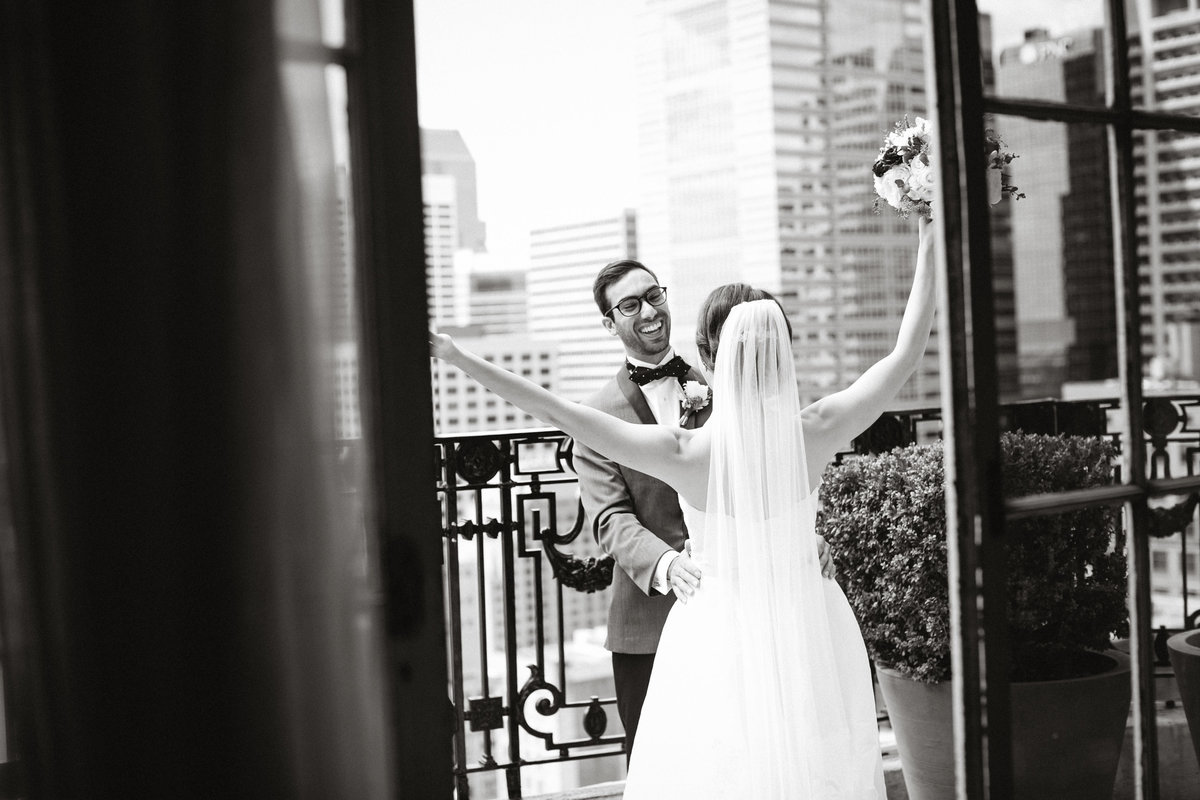 Bride and groom celebrating their day at this Philadelphia wedding venue.