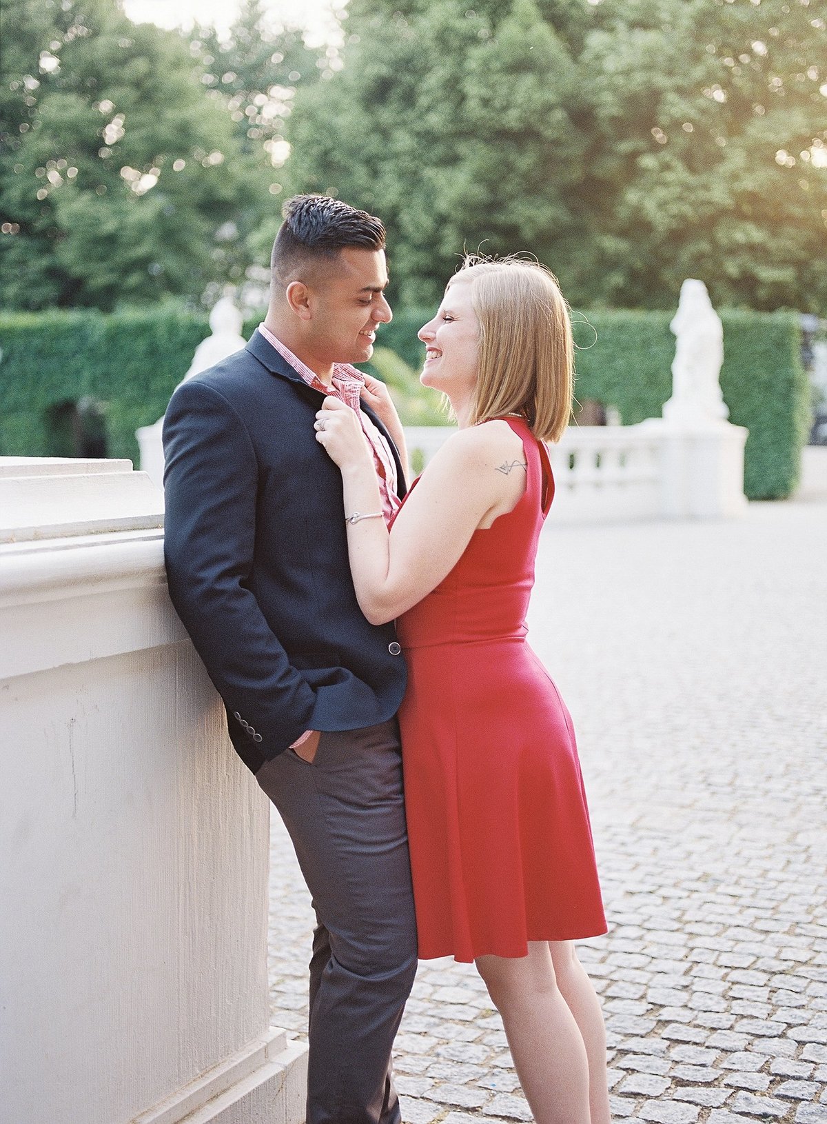 Romantic European Palace Anniversary Session photographed by France destination wedding photographer Alicia Yarrish Photography on film