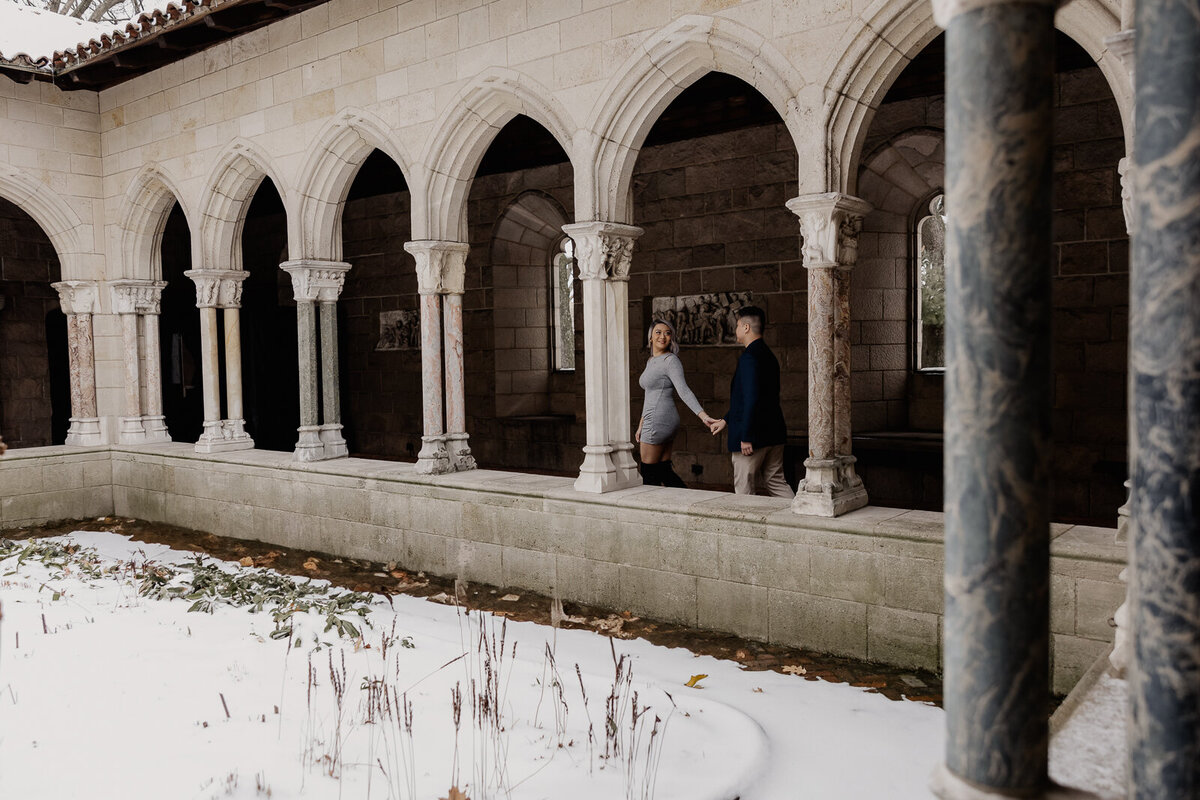 Engagement Photos at The Cloisters, NYC