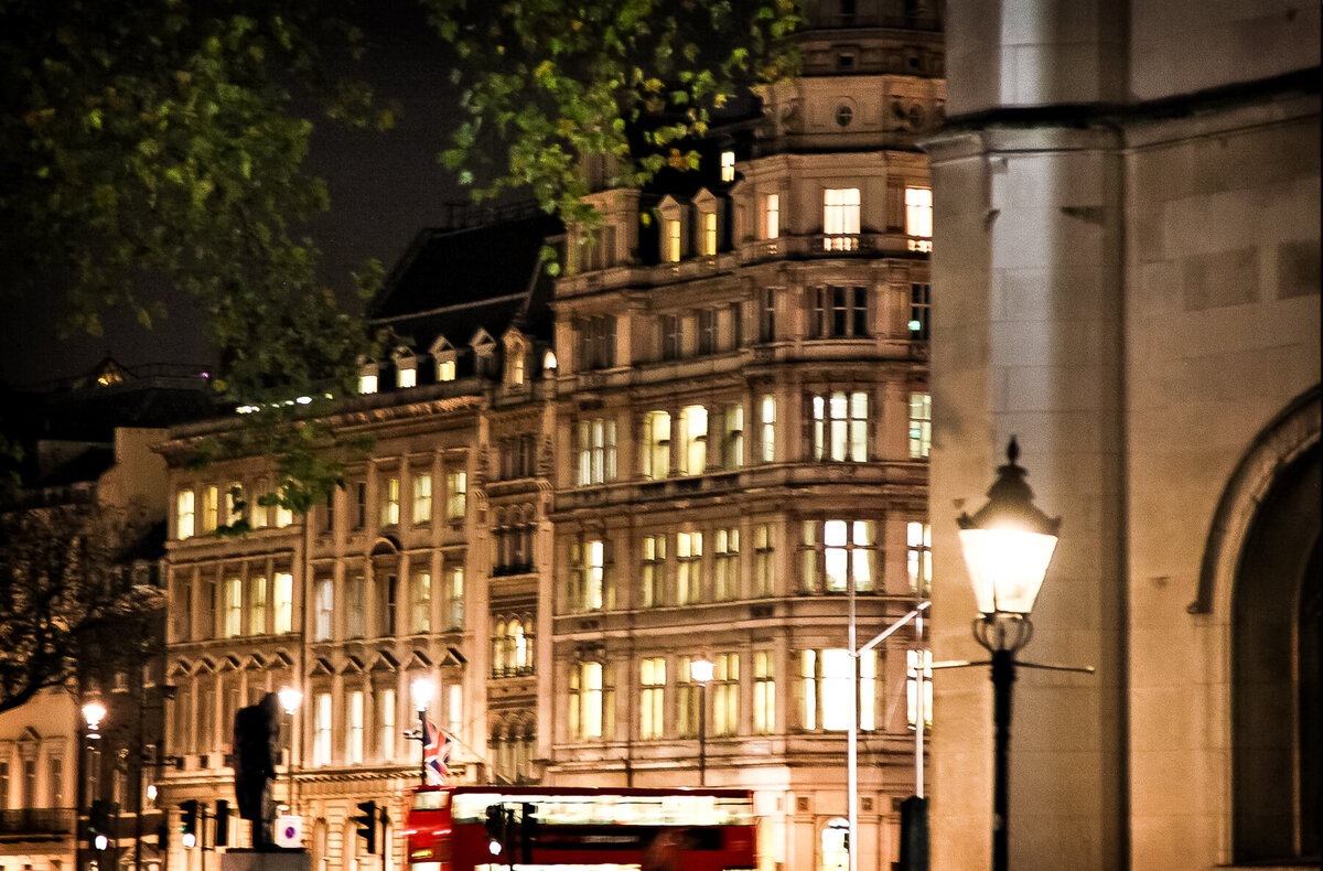 London Street Corner at Night - 1-3