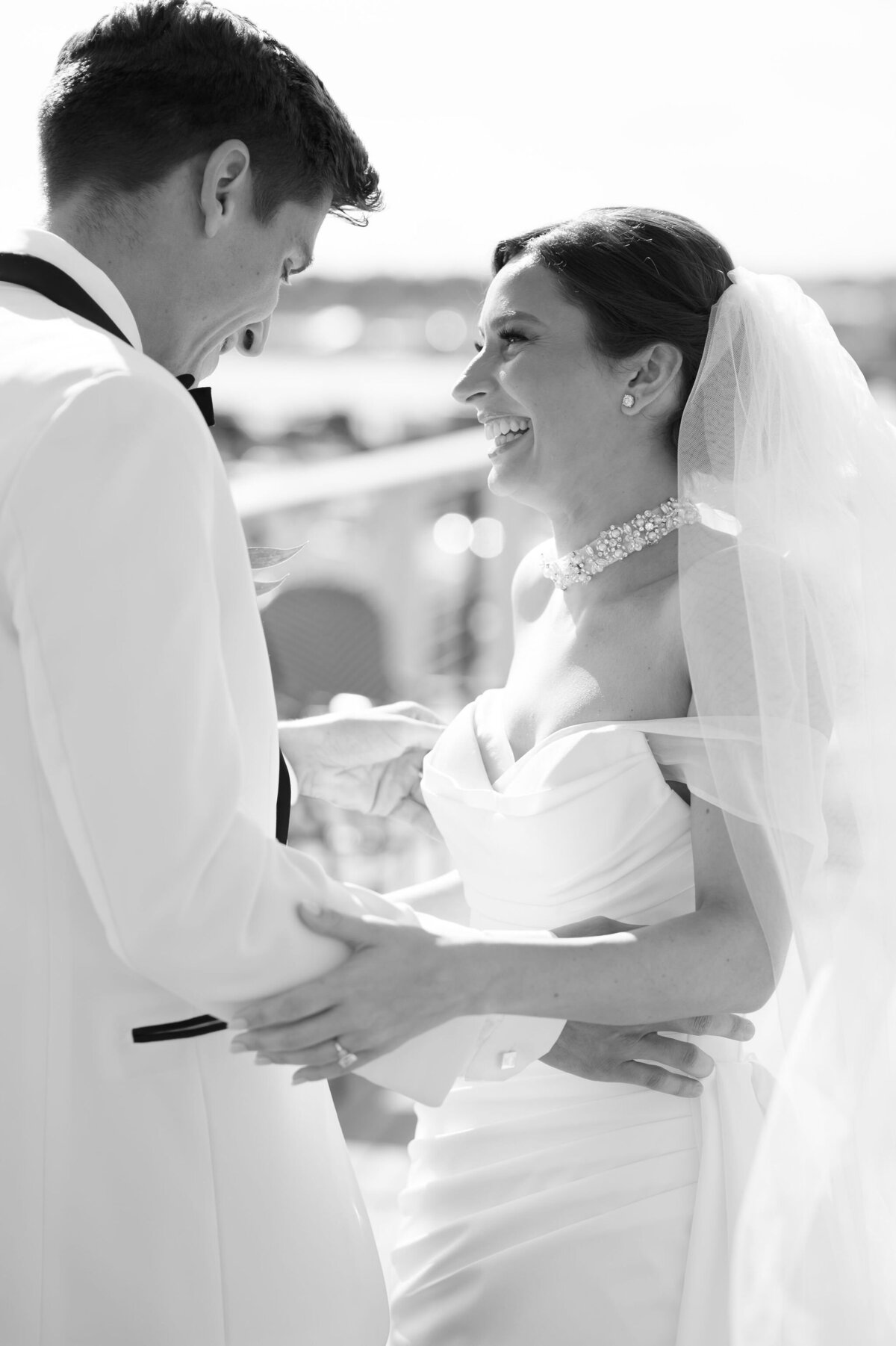 First Look Photo by Lisa Blanche Photography