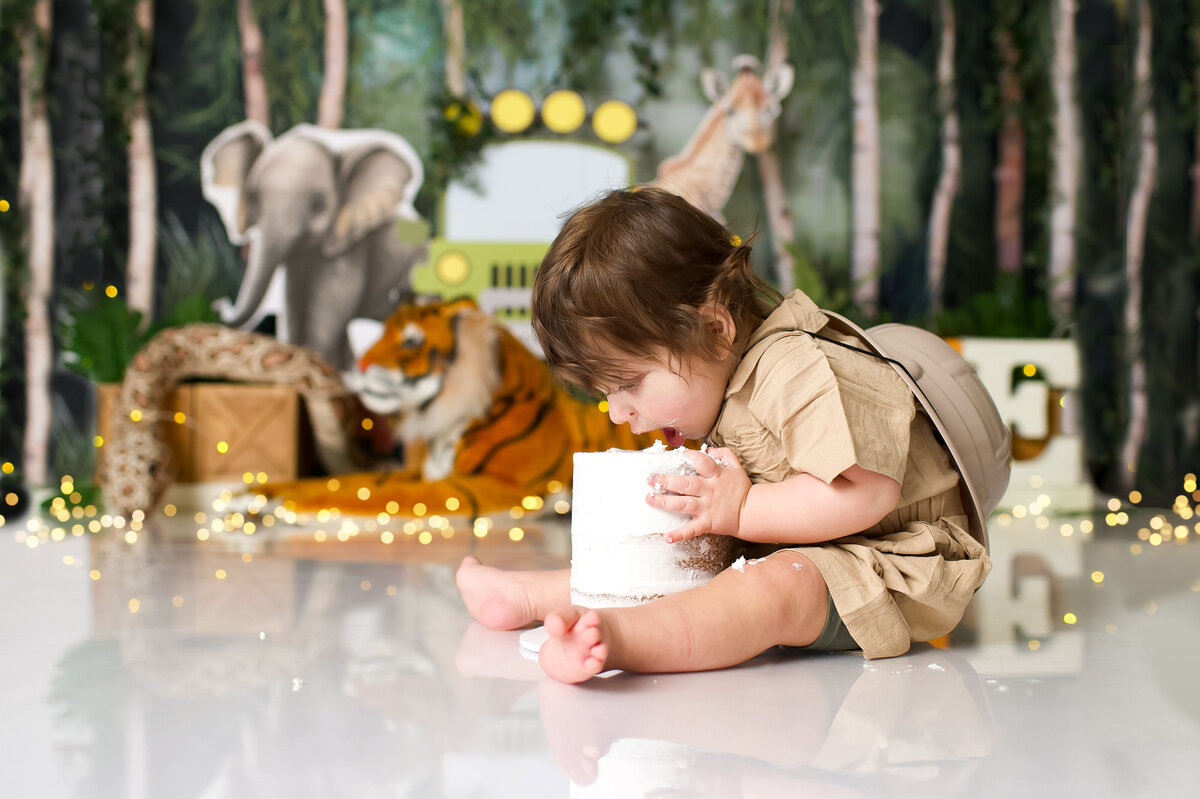 Safari Cake Smash- Amanda8