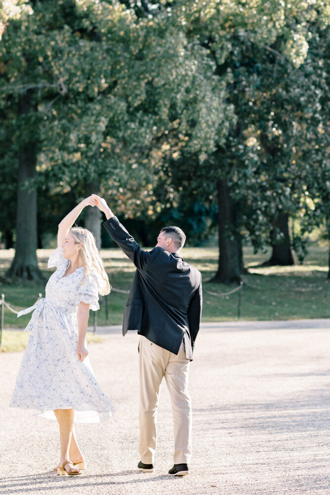 ENP - Garden Engagement Session with Willow Trees near ATL Georgia - Atlanta Wedding Photographer - Light and Airy Film Wedding Photographers in GA-5