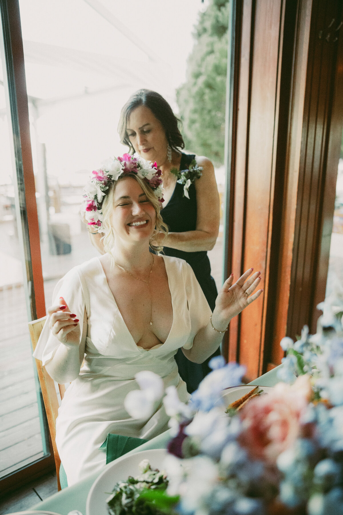 Erich + Emily Sunnyside Resort Lake Tahoe Wedding Critter Camp _ Katherine Krakowski Photography-241