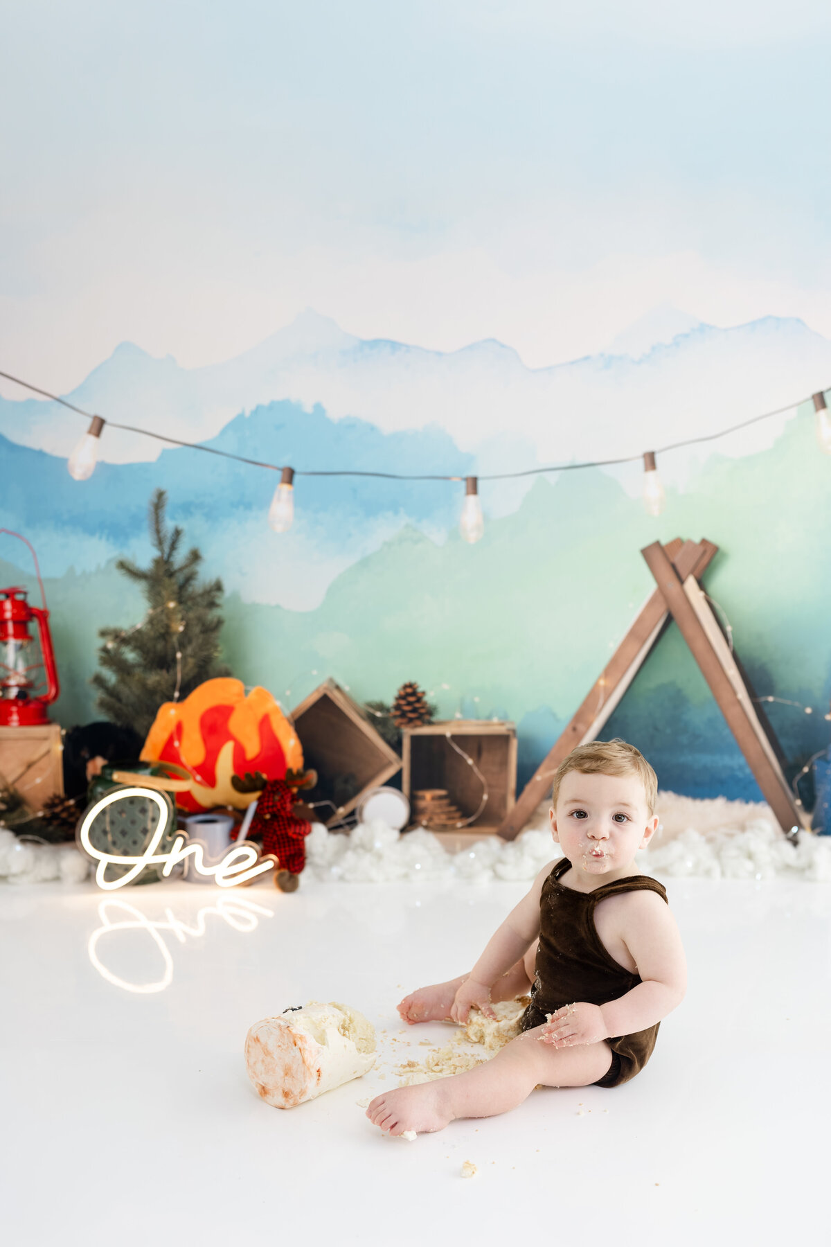 Cake Smash and Splash - Logan-43