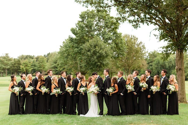 Classic Wedding at City Church of Evansville with Reception at ECC153