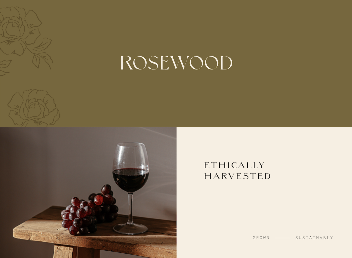 Rosewood Vines - Winery and Vineyard Brand Design - Sarah Ann Design -5