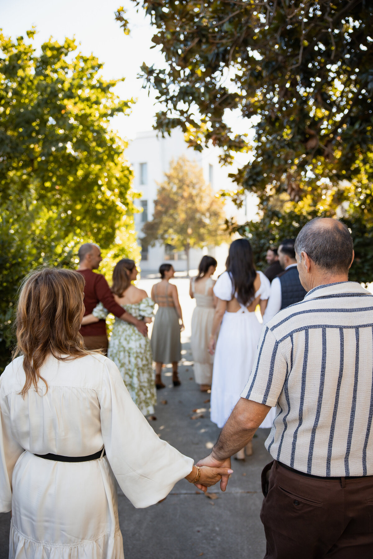 Napa, CA  has a beautiful downtown for takinng family photos