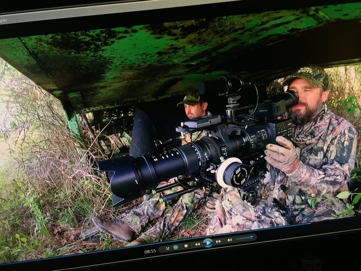 Filming Wild turkeys with Jason Miller and Raven 6 Studios