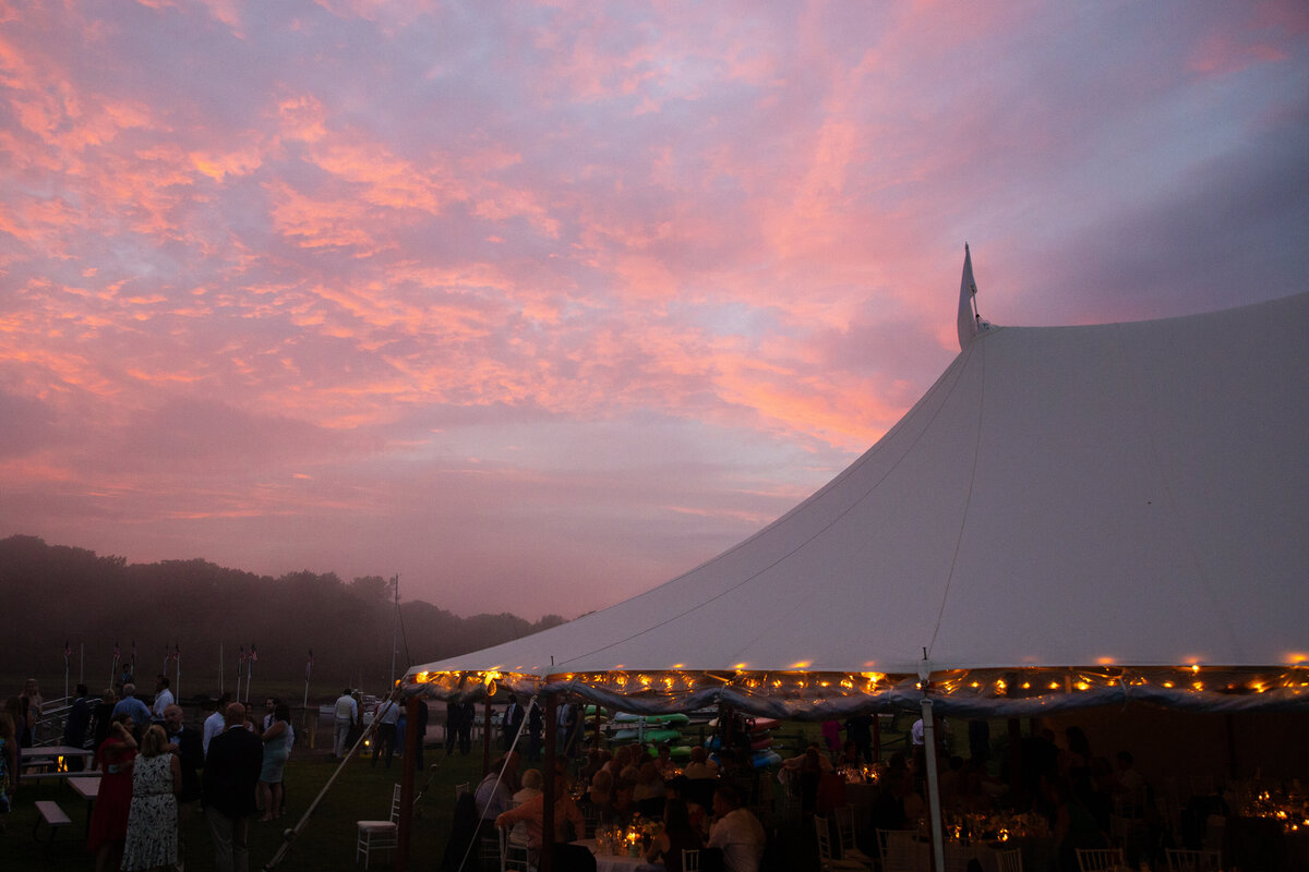maine sunset tent