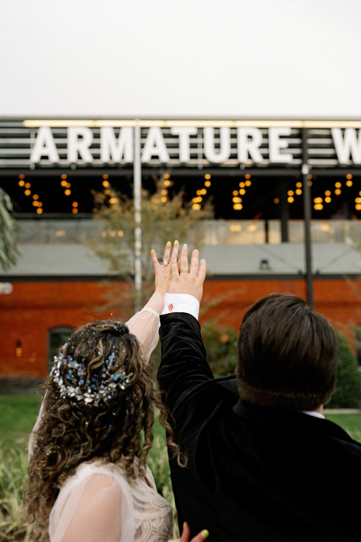 20 - Armature Works Wedding Bride & Groom - Tampa Wedding Planner