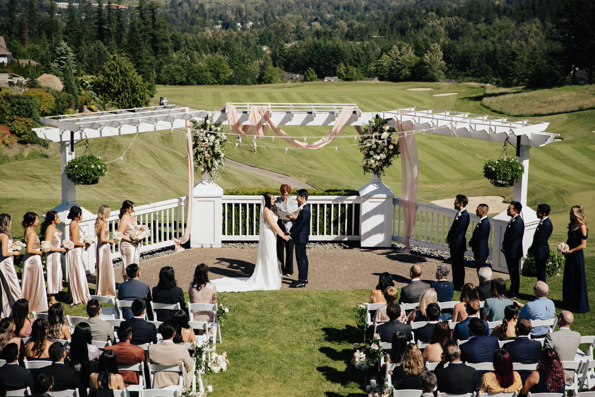 Luxurious Blush Wedding at Golf Course - 20