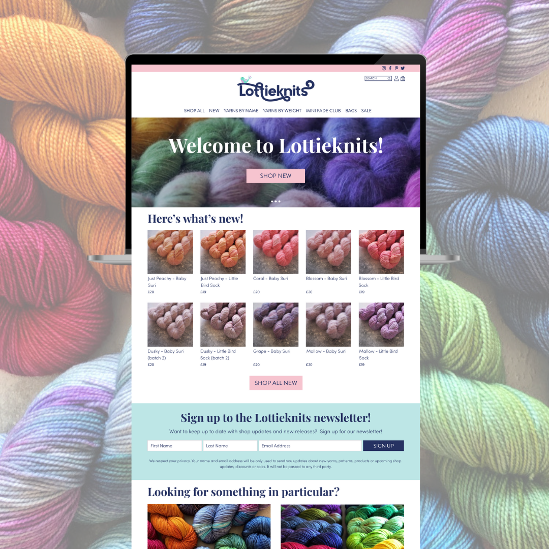 Lottieknits Website