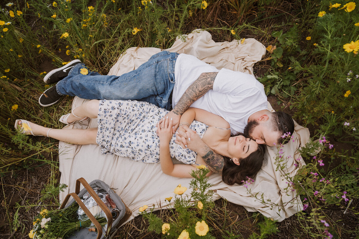 lifestyle picnic engagement sessionphotographer palos verdes breana isey photography breanaisley.com