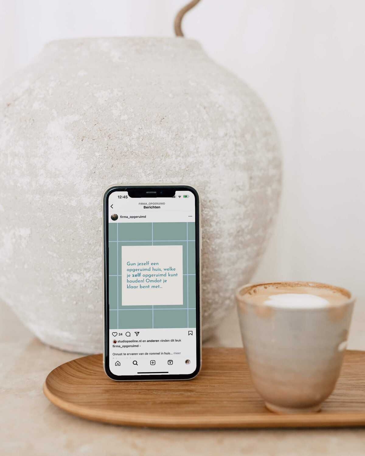 Studio Paoline Kruijssen - portfolio vormgeving - social media templates canva - Firma Opgeruimd - 1b
