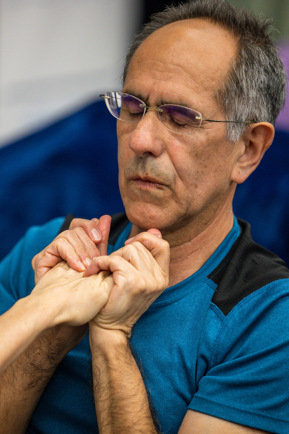 Arturo Parra in action at the Canadian Massotherapy Summit