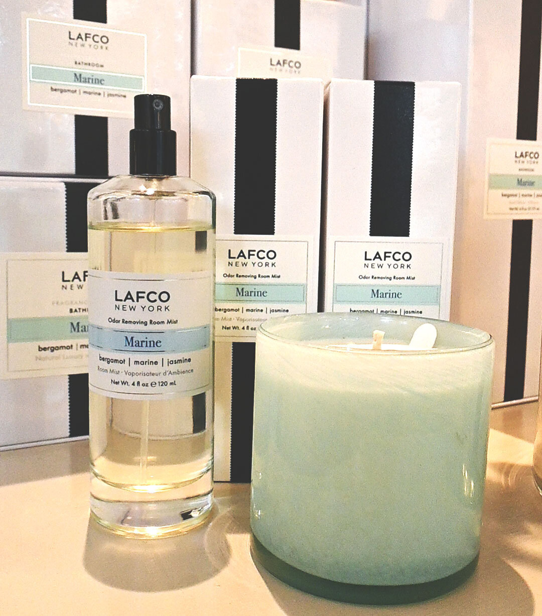Various Lafco candles and scents found at joye