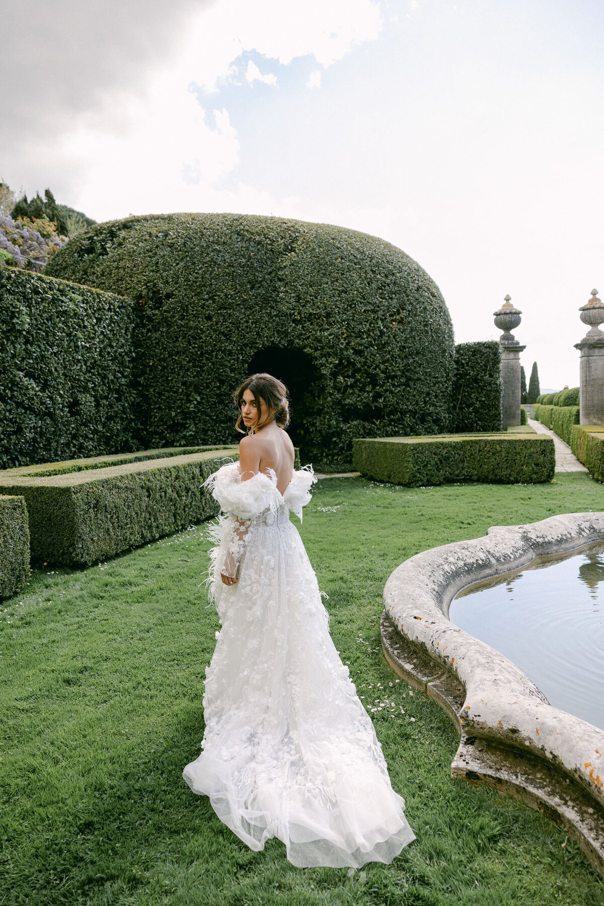 wedding  photoshoot La Foce Villa Tuscany 13