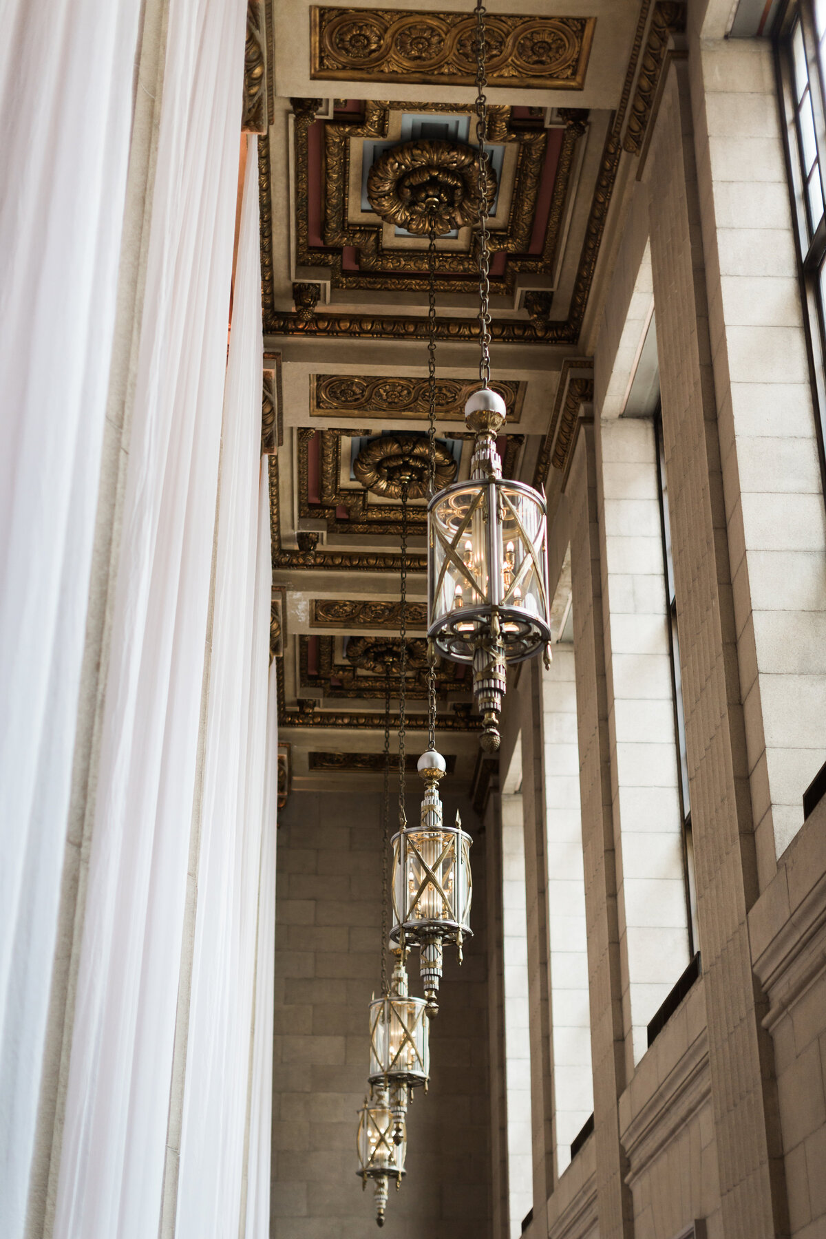 This stunning photo was captured by photographer Sarah Bradshaw at The Mellon Auditorium in Washington D.C., known for being one of the best luxury venues in the city with a European flair.