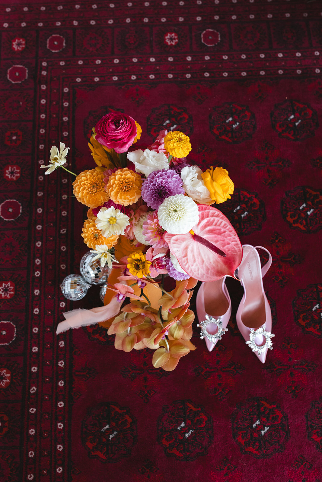 editorial flatlay wedding