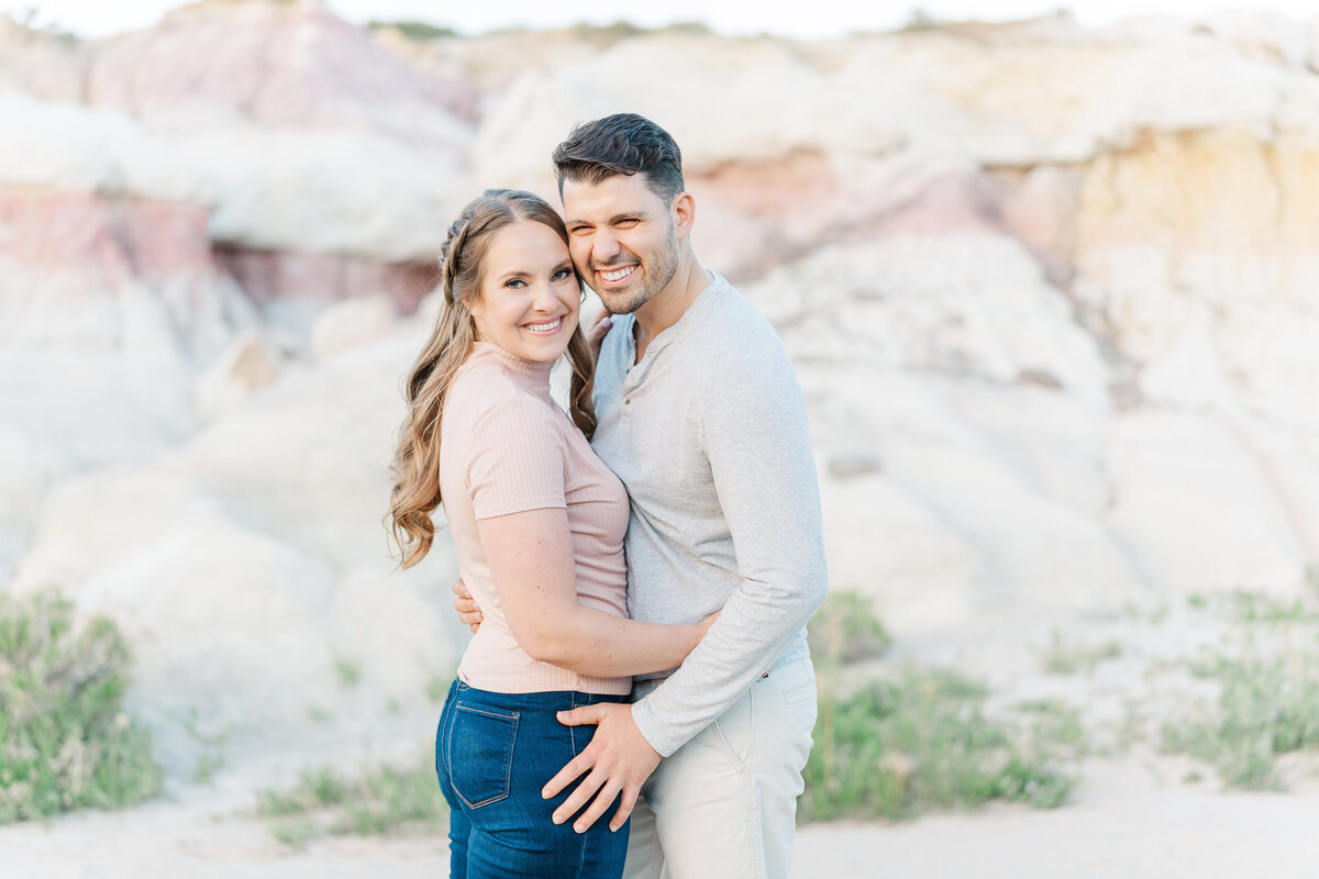 Paint Mines Interpretive Park El Paso Colorado Engagement Session Light and Airy Romantic Pictures Elena Spraguer Photography 0094