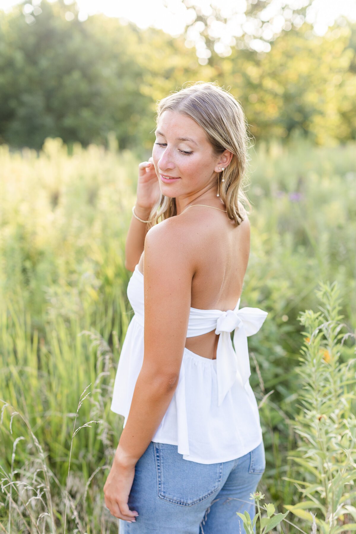 outdoor summer senior photos Columbia Missouri