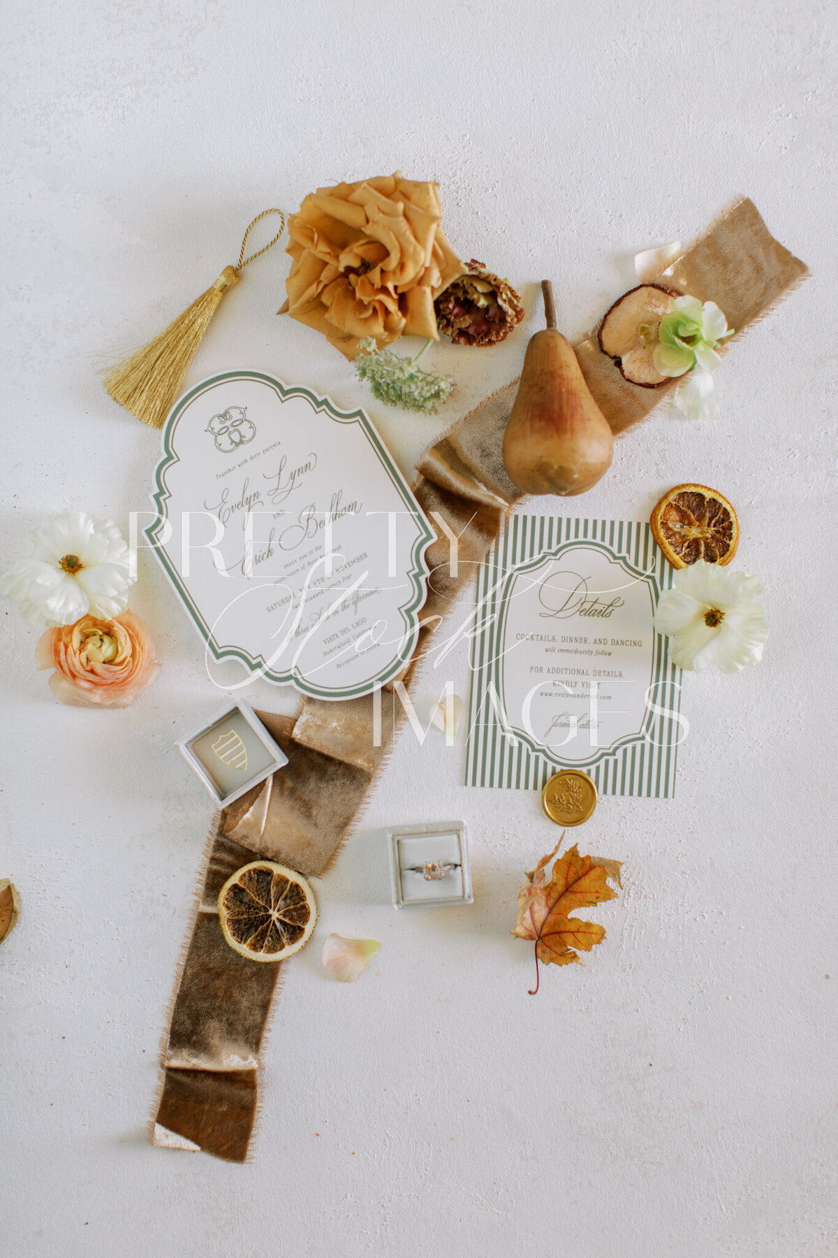 Pretty Stock Images - Fall Wedding Flat Lay-041