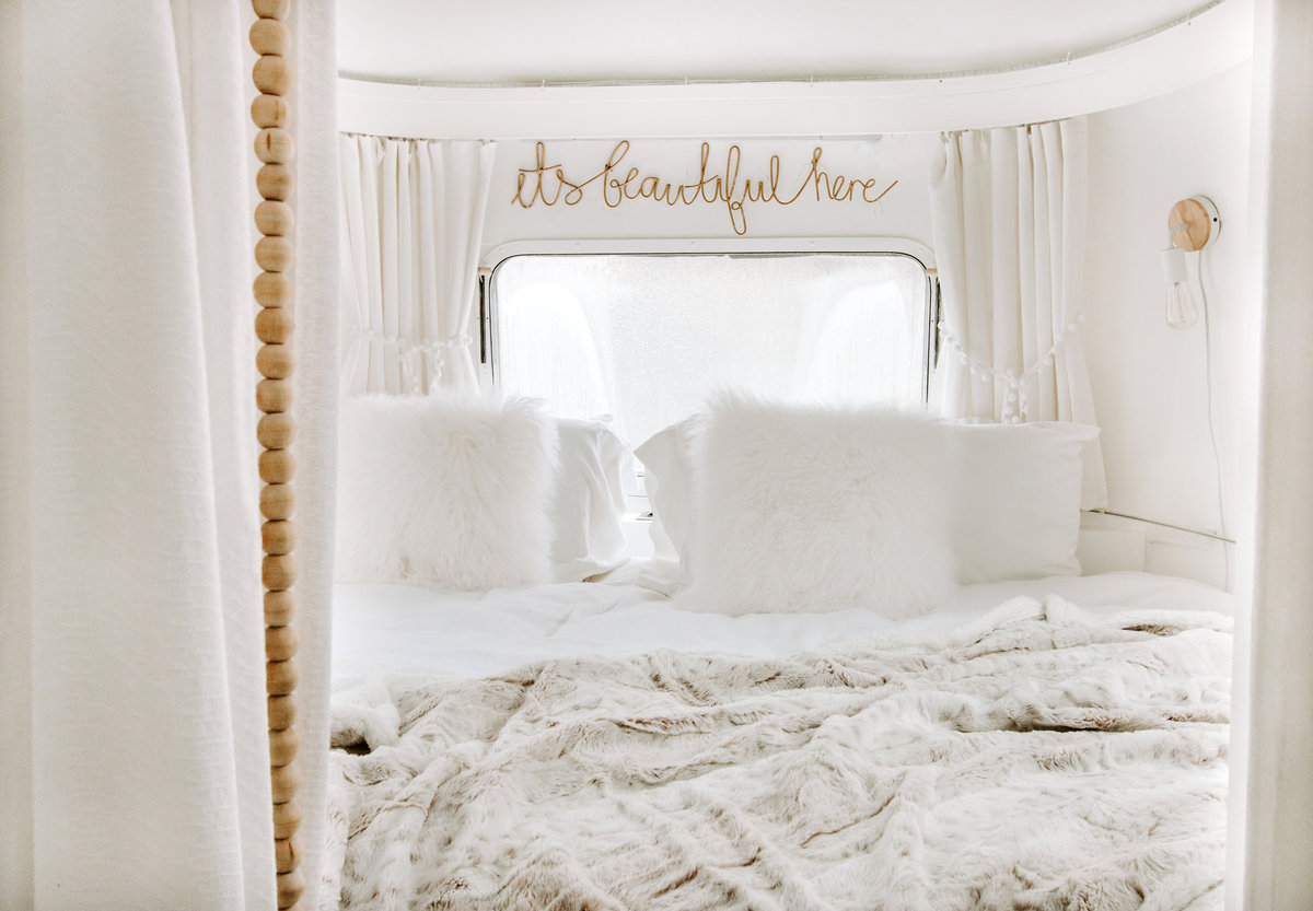 Shop our airstream bedroom faves  | Airstream RV trailer | DESIGN THE LIFE YOU WANT TO LIVE | Lynneknowlton.com |