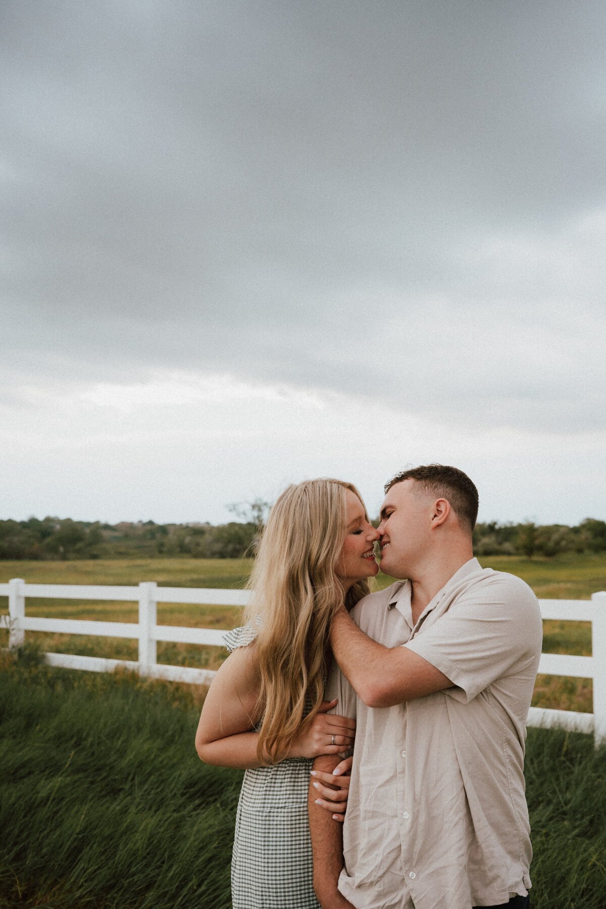 romantic engagement session in Texas panhandle