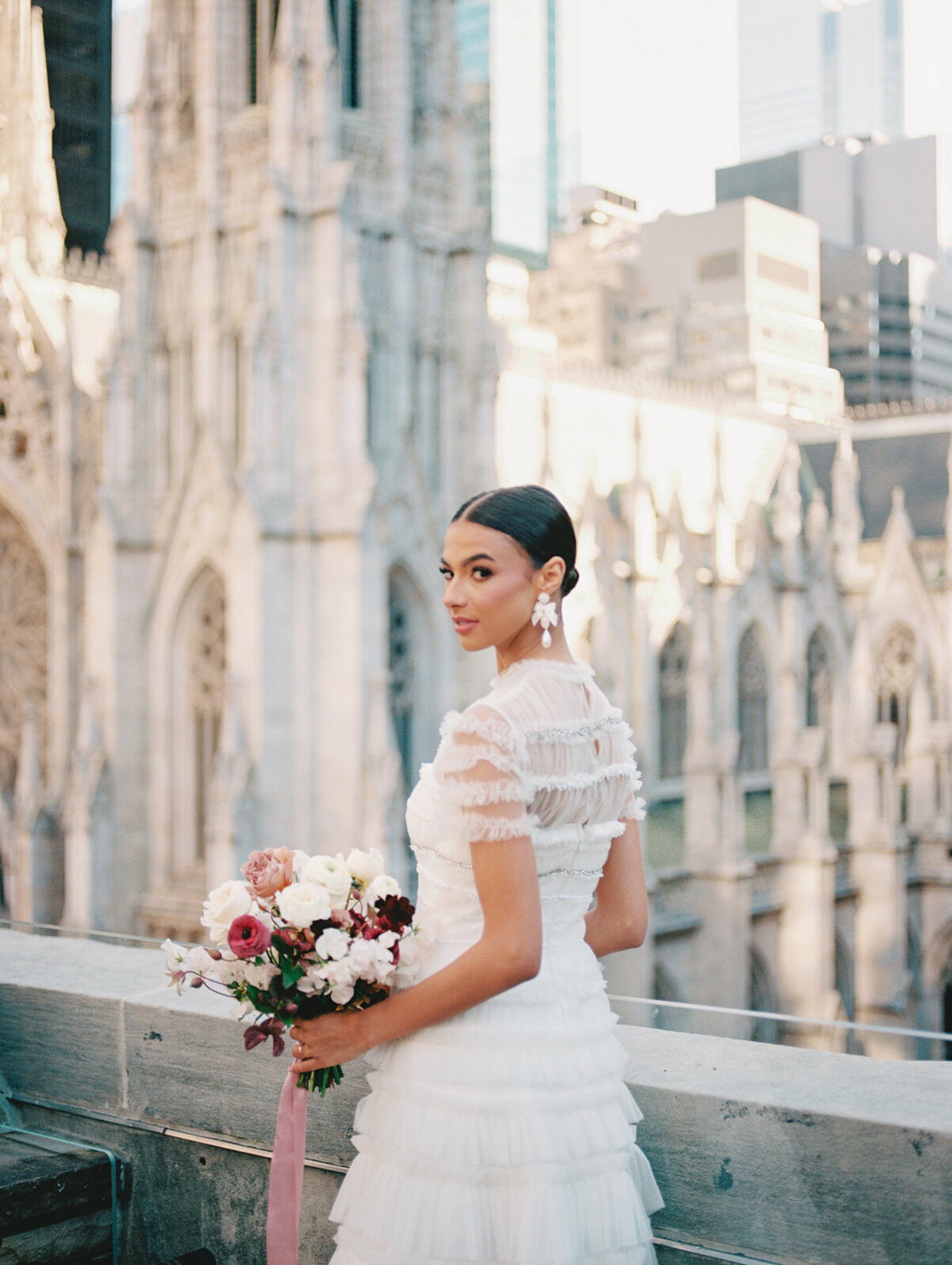 620 Loft & Garden Private Penthouse Wedding - New York City - Stephanie Michelle Photography - Britt Jones Co-106