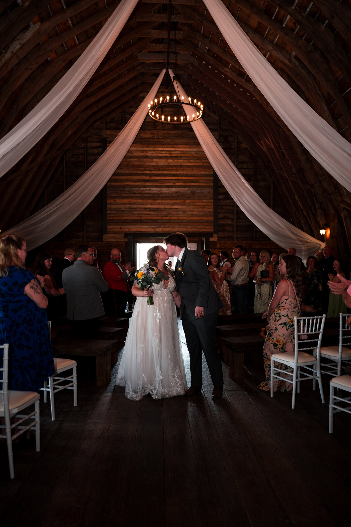 Falkenberg Stables wedding ceremony in Leduc, Alberta
