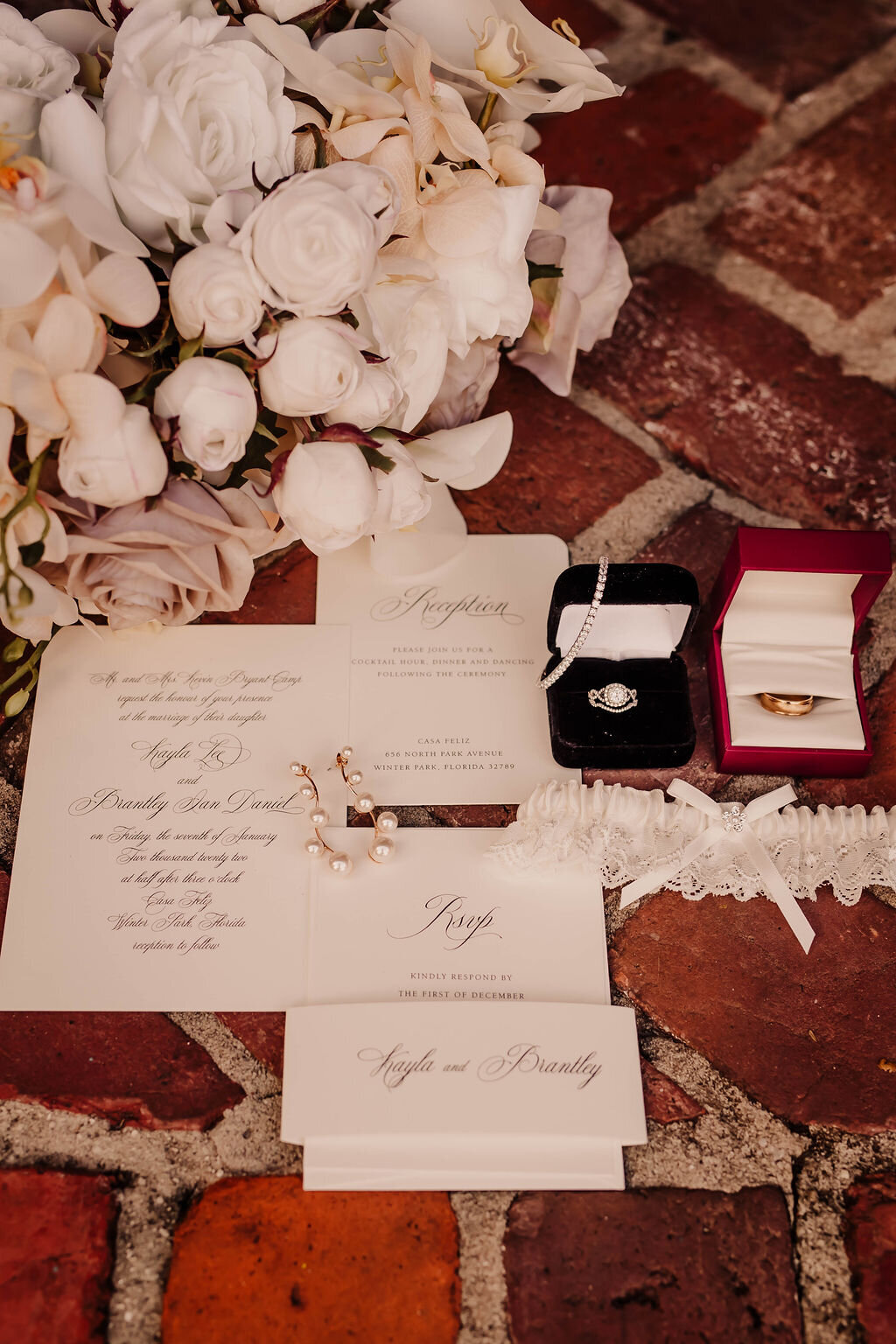 wedding at Casa Feliz, Winter Park, FL