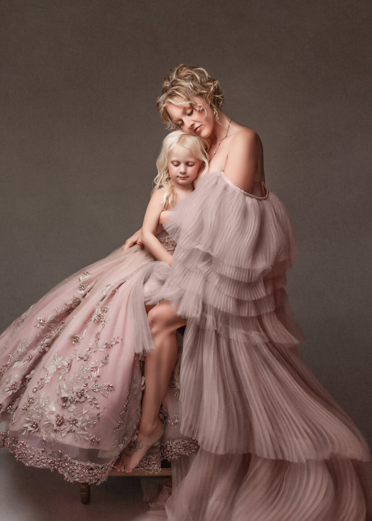 Motherhood photos, Syracuse ny, family pics, family photographer, child photography, near me, pink and white, little girl, mommy and me, family pictures, mom and me gowns