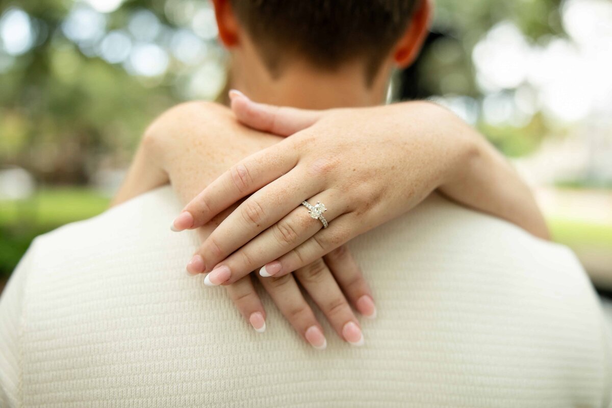 Proposal Photography at Lafayette Square, Savannah GA