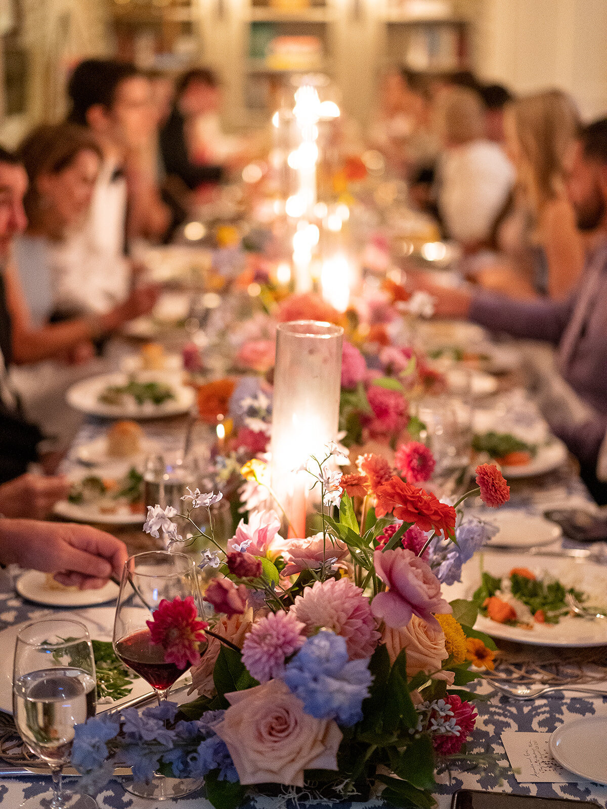 Kate-Murtaugh-Events-RI-wedding-planner-micro-wedding-Inn-at-Hastings-Park-Lexington-Boston-MA-luxury-elopement-candlelight-dinner-table