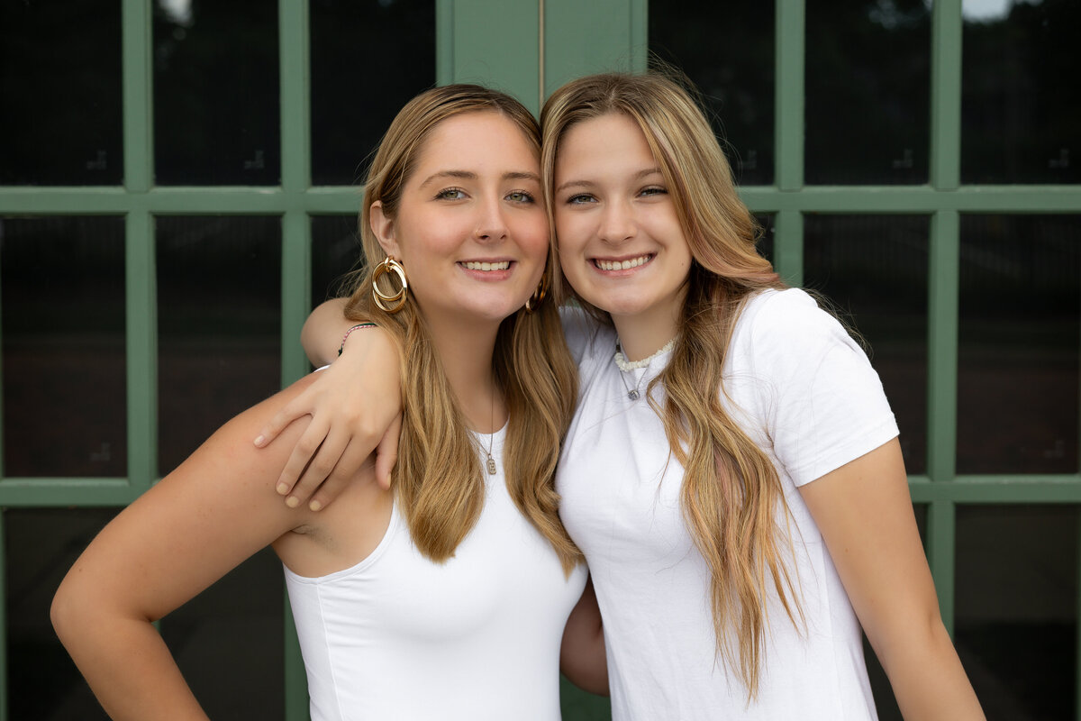 image of two beautiful sisters taken at carriage town, Flint, MI 