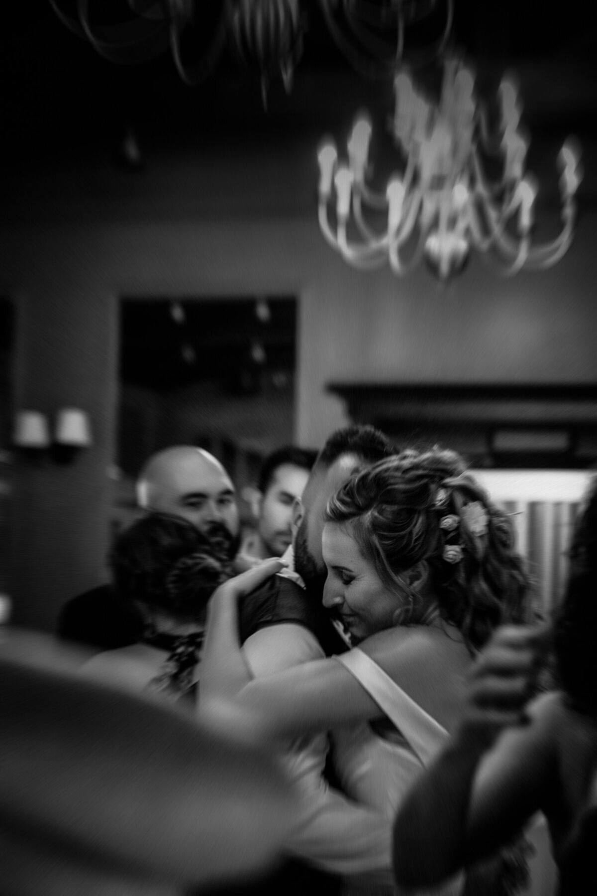 Jeunes mariés lors de la soirée de danse Joliette