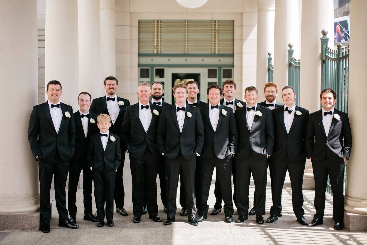 Groomsmen photography Nashville Symphony Schermerhorn Symphony Center