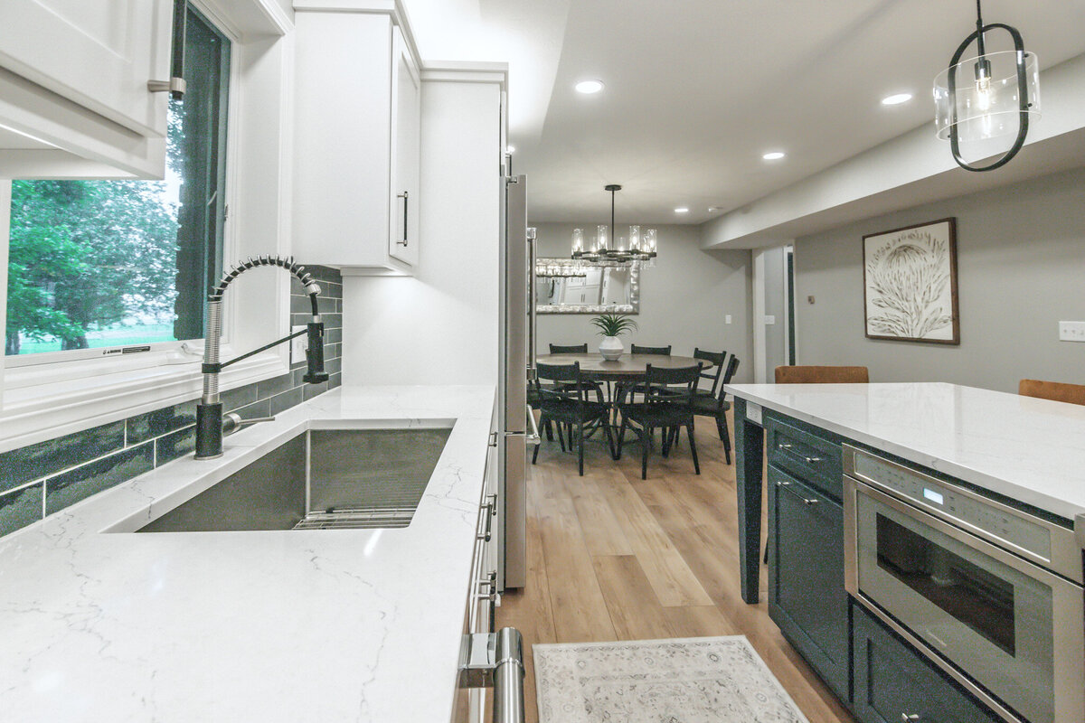 Project blu home renovation kitchen design