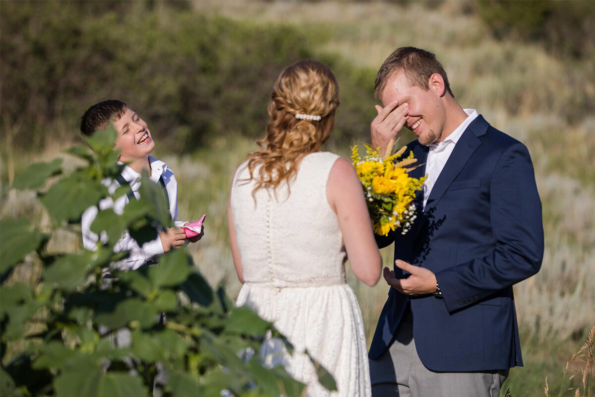 Wedding vows ceremony photographer