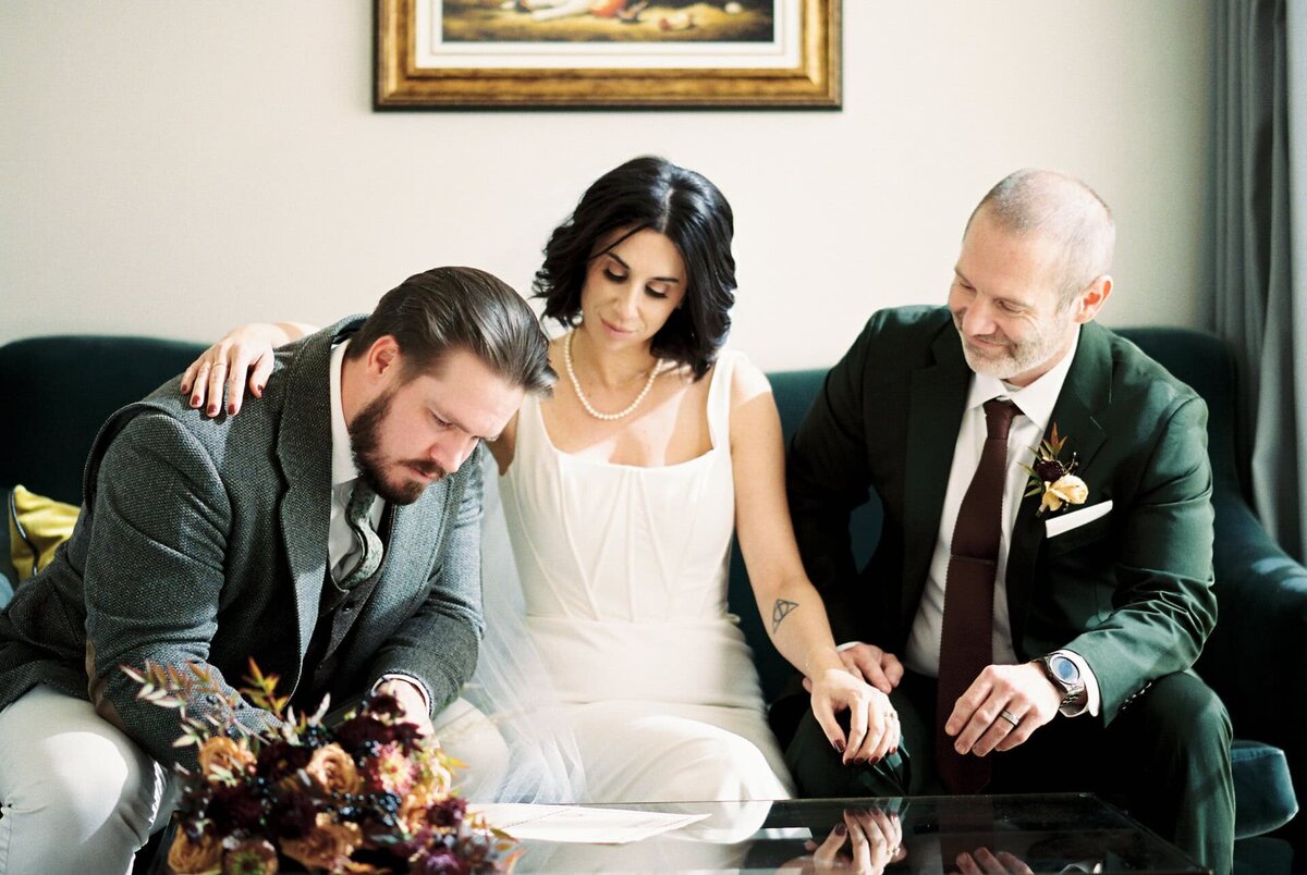 intimate denver elopement at Ramble Hotel