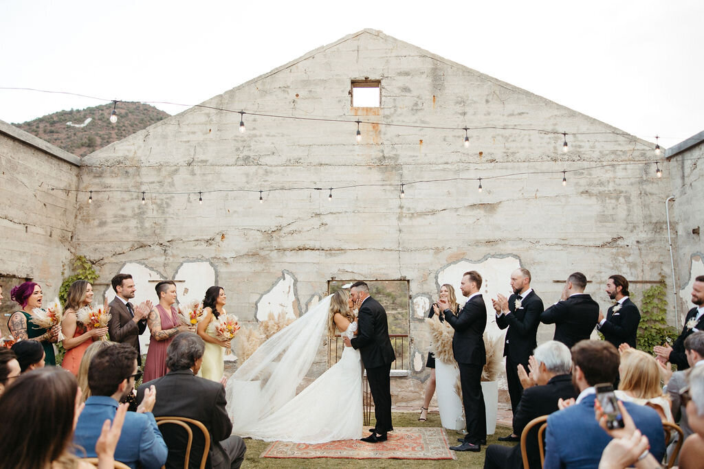 Romantic Jerome, Arizona wedding planned and styled by BTO Events
