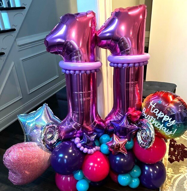 balloon-bouquet-number-hot-pink