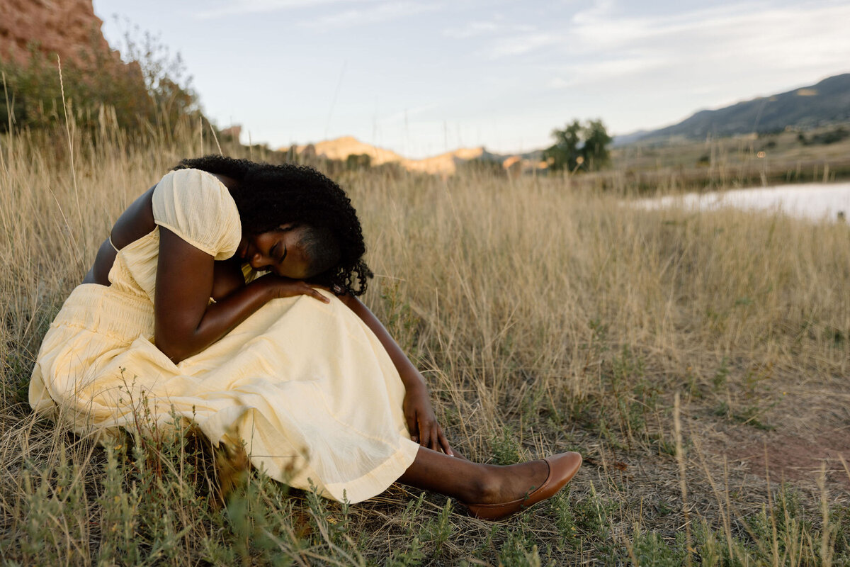 Deep skin tone mountain photographer in Colorado