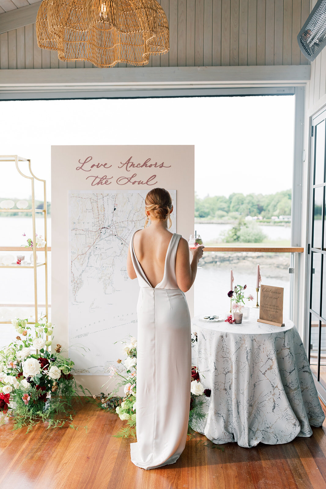 wedding-seating-display-seafaring-map-nautical