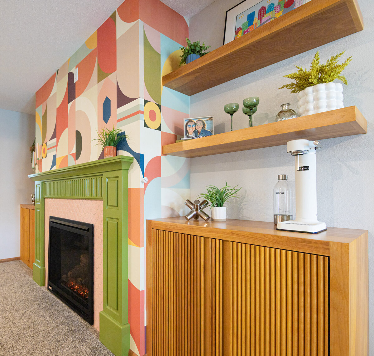 bold fireplace design